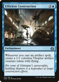 Efficient Construction from Aether Revolt