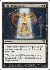 Final Punishment from 9th Edition