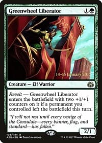 Greenwheel Liberator from Prerelease Cards