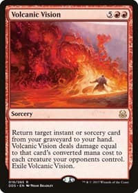 Volcanic Vision from Duel Decks: Mind vs. Might