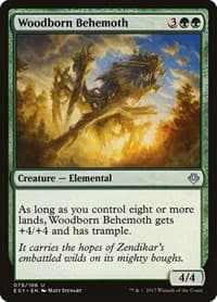 Woodborn Behemoth from Archenemy: Nicol Bolas
