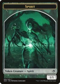 Spirit Token (001) from Masters 25