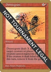 Disintegrate - 1997 Paul McCabe (5ED) from World Championship Decks