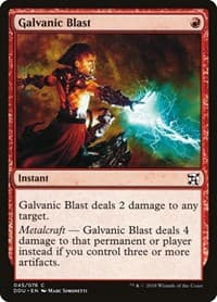 Galvanic Blast from Duel Decks: Elves vs. Inventors