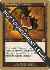 Crumbling Sanctuary - 2000 Jon Finkel (MMQ) from World Championship Decks