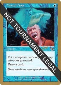 Mental Note - 2002 Raphael Levy (JUD) from World Championship Decks