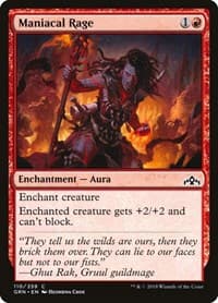 Maniacal Rage from Guilds of Ravnica