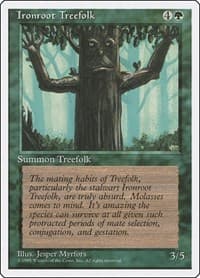 Ironroot Treefolk from Fourth Edition