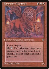 Crimson Manticore (German) - "Karmesin-Mantikor" from Renaissance