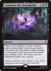 Command the Dreadhorde from War of the Spark