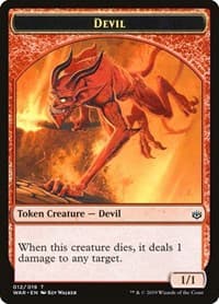 Devil Token from War of the Spark
