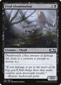 Feral Abomination from Core Set 2020