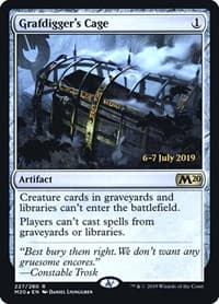 Grafdigger's Cage from Prerelease Cards