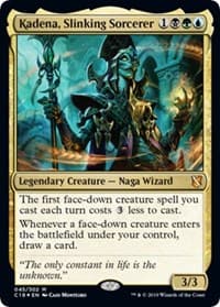 Kadena, Slinking Sorcerer (Commander 2019) from Oversize Cards