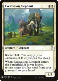 Excavation Elephant from The List Reprints