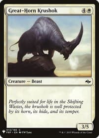 Great-Horn Krushok from The List Reprints
