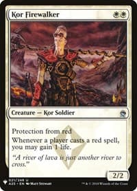 Kor Firewalker from The List Reprints