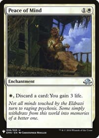 Peace of Mind from The List Reprints