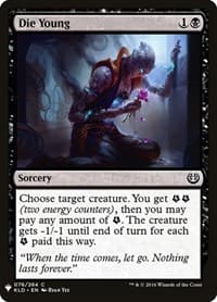 Die Young from The List Reprints