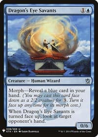 Dragon's Eye Savants from The List Reprints