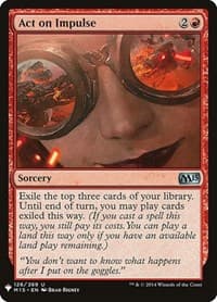Act on Impulse from The List Reprints