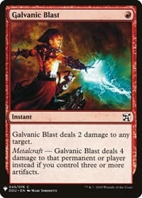 Galvanic Blast from The List Reprints