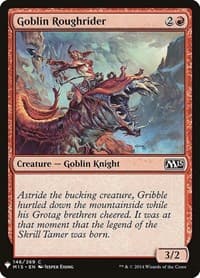 Goblin Roughrider from The List Reprints