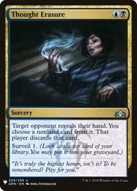 Thought Erasure from The List Reprints