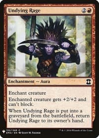 Undying Rage from The List Reprints