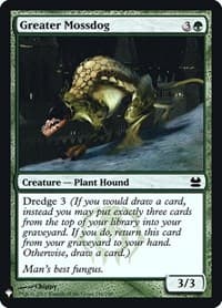 Greater Mossdog from The List Reprints