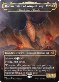 Rodan, Titan of Winged Fury - Vadrok, Apex of Thunder from Ikoria: Lair of Behemoths