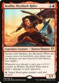 Brallin, Skyshark Rider from Commander 2020
