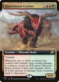 Quartzwood Crasher (Extended Art) from Ikoria: Lair of Behemoths