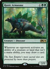 Runic Armasaur from Promo Pack: Ikoria