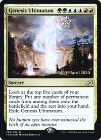 Genesis Ultimatum from Prerelease Cards