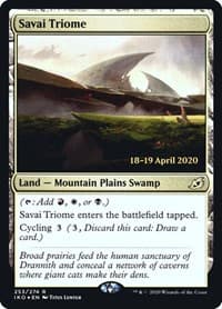 Savai Triome from Prerelease Cards