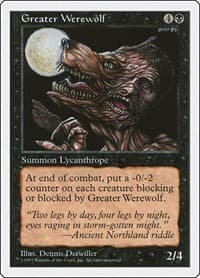 Greater Werewolf from Fifth Edition