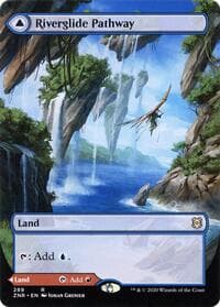 Riverglide Pathway (Borderless) from Zendikar Rising