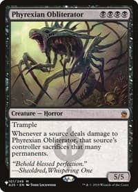 Phyrexian Obliterator from The List Reprints