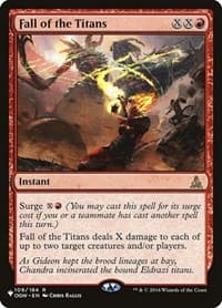 Fall of the Titans from The List Reprints