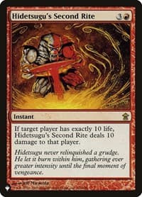 Hidetsugu's Second Rite from The List Reprints