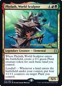 Phylath, World Sculptor from Prerelease Cards