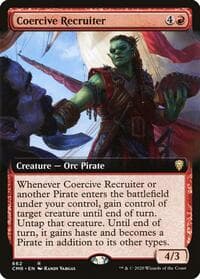 Coercive Recruiter (Extended Art) from Commander Legends