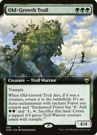 Old-Growth Troll (Extended Art) from Kaldheim