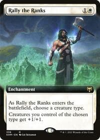 Rally the Ranks (Extended Art) from Kaldheim