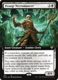 Draugr Necromancer (Extended Art) from Kaldheim