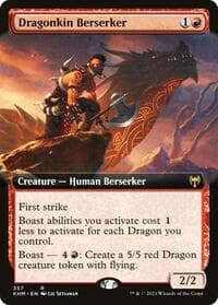 Dragonkin Berserker (Extended Art) from Kaldheim