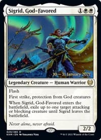 Sigrid, God-Favored from Prerelease Cards