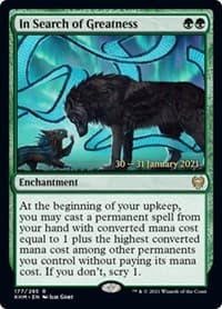 In Search of Greatness from Prerelease Cards