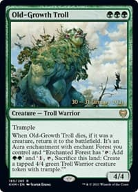 Old-Growth Troll from Prerelease Cards